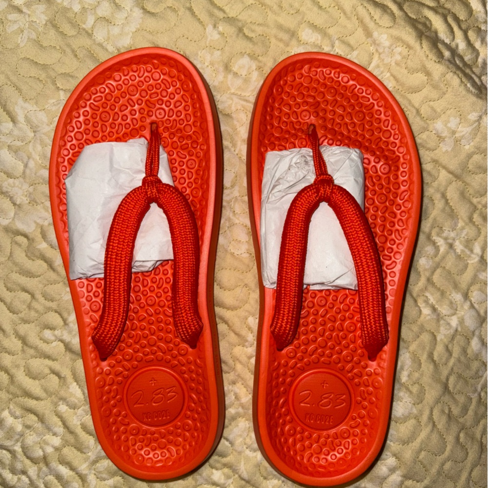 Allbirds Orange Flip Flops